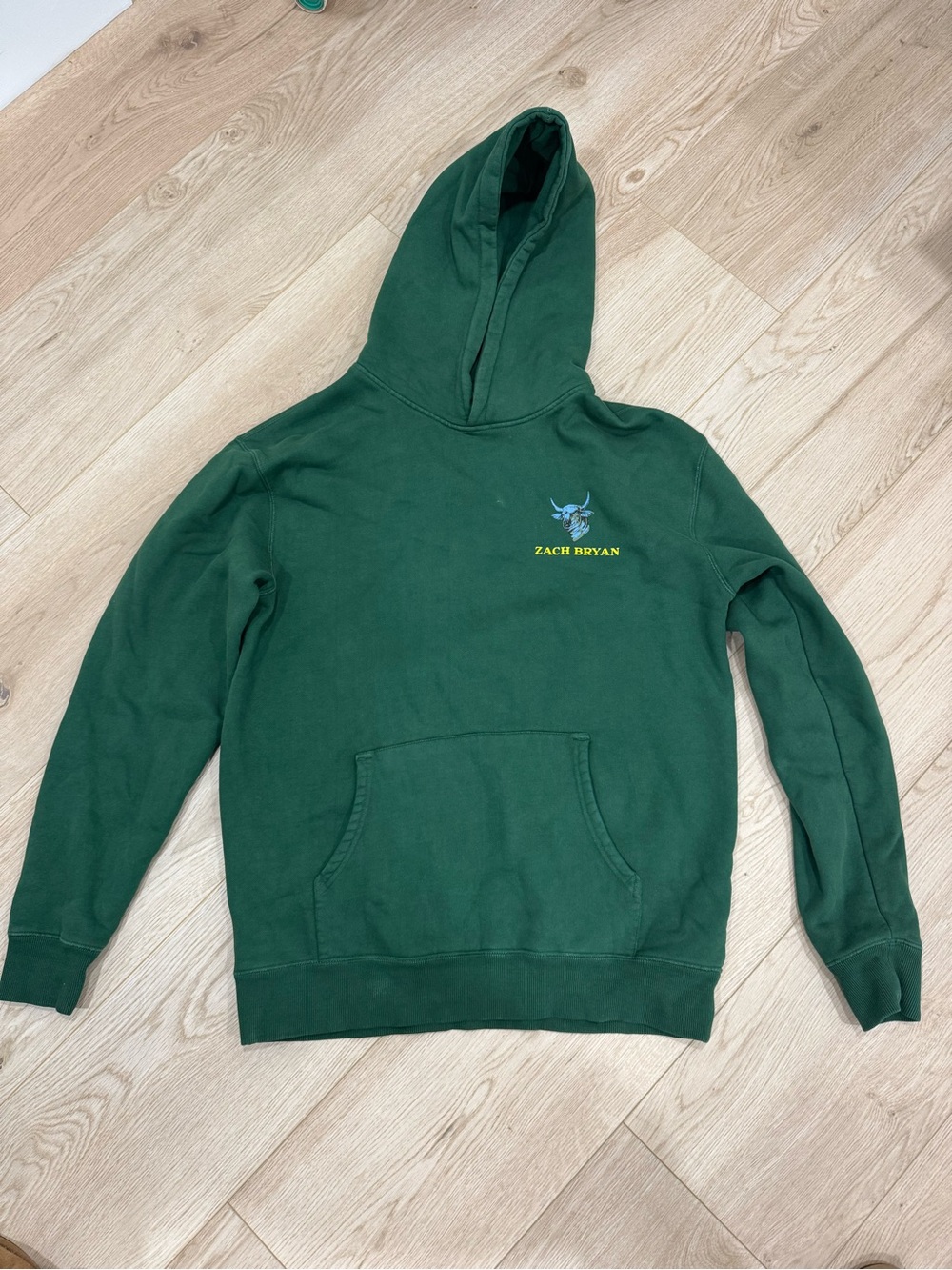 Forest Green Zip-Up Hoodie